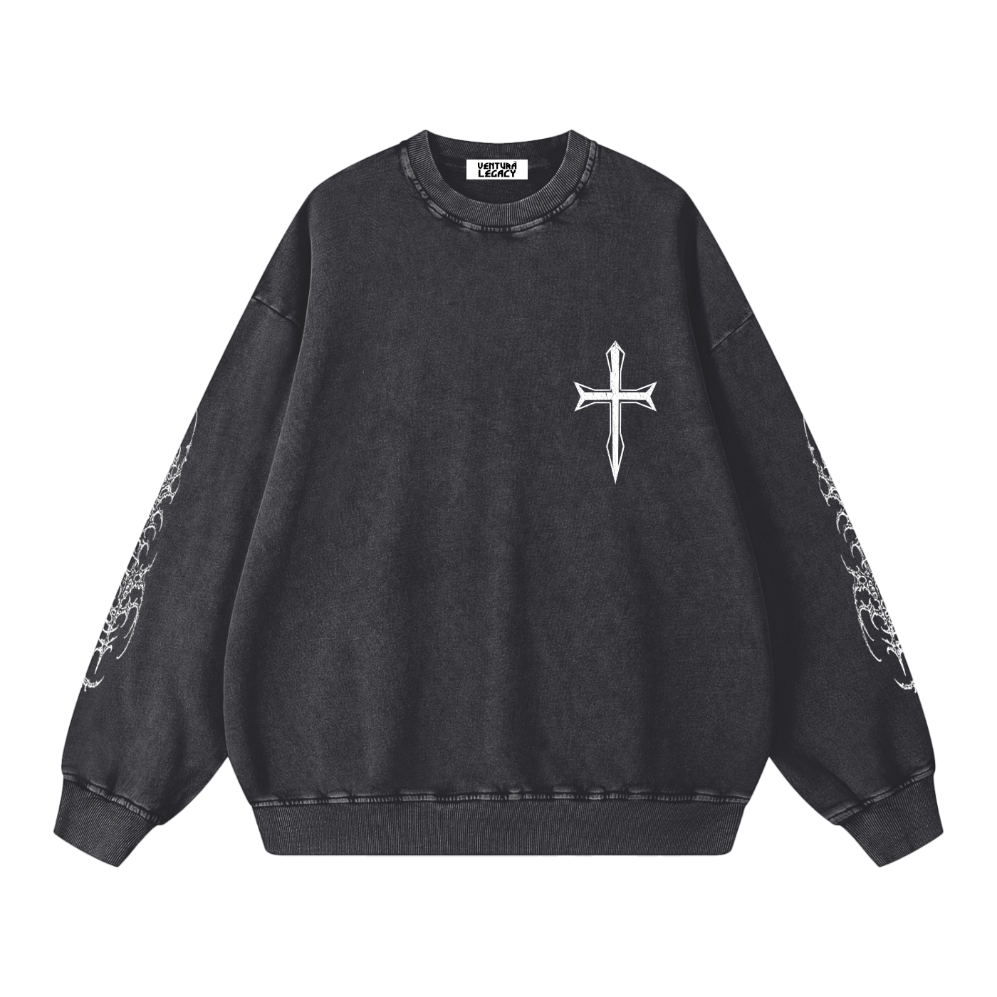 Snow Washed Oversized Sweatshirt