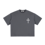 Ventura Legacy |Vintage Washed Boxy T-Shirt Cross
