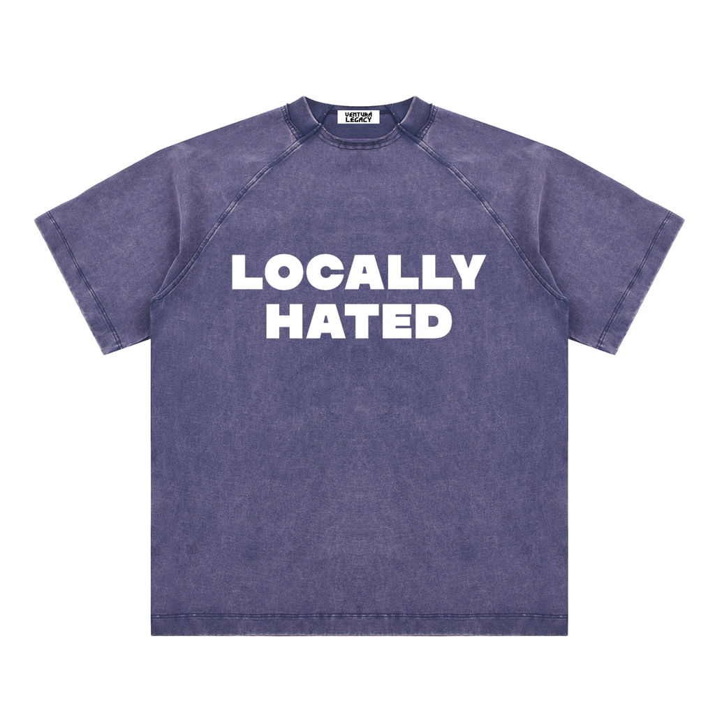 Ventura Legacy | Vintage Washed Raglan Cotton T-Shirt Hated