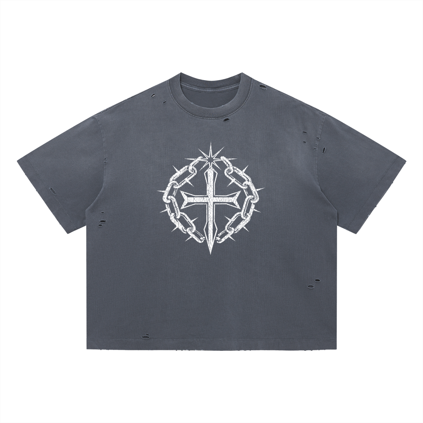 Ventura Legacy | Vintage Washed Distressed Boxy Oversized T-Shirt Northmark