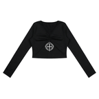 Ventura Legacy | Women's Ruched Long Sleeve Crop T-Shirt I see God