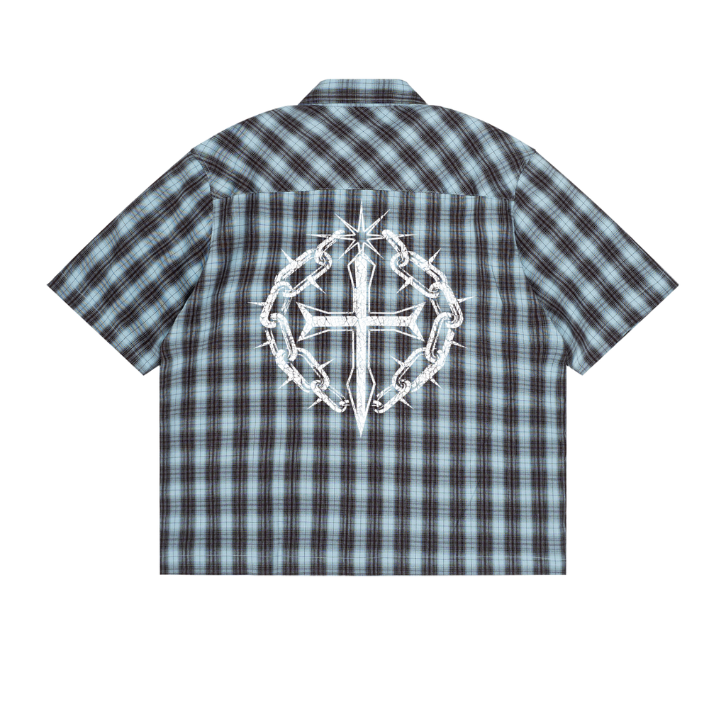 Ventura Legacy | Unisex Boxy Plaid Short Sleeve Shirt Northmark