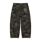 Men’s Camo Barrel Leg Cargo Pants