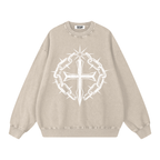 Snow Washed Oversized Sweatshirt