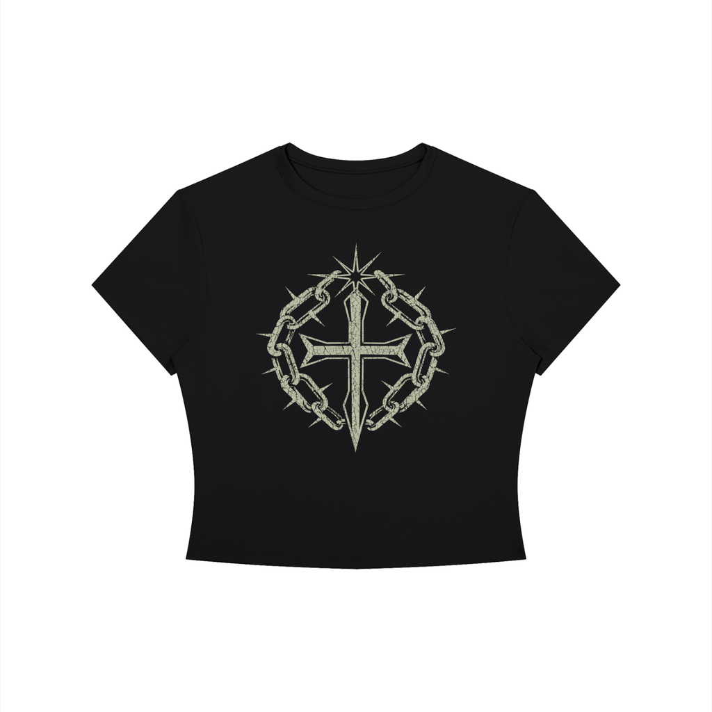 Women's Crewneck Crop T-Shirt