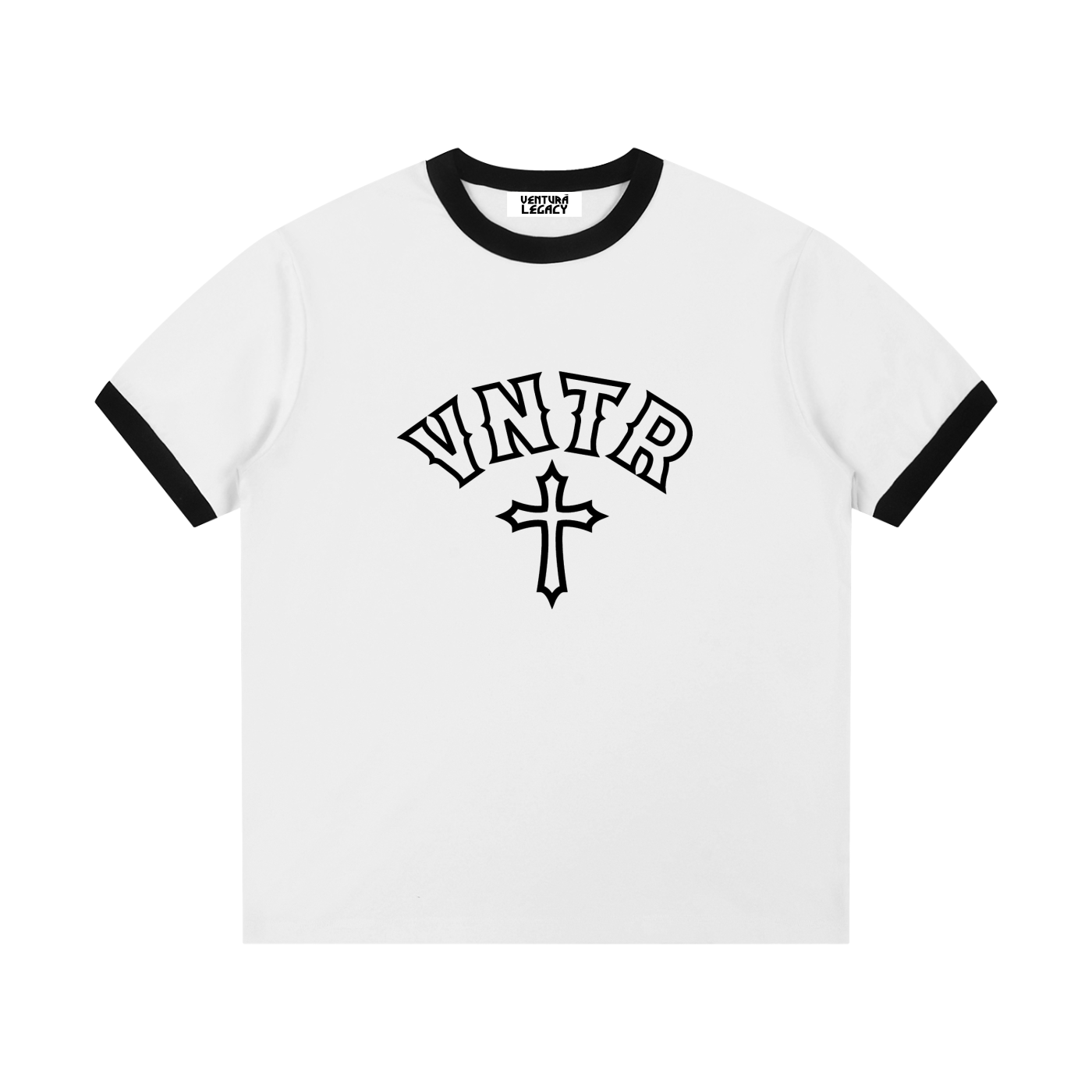 Ventura Legacy | Contrast Edge Ribbed Crewneck T-Shirt Harald