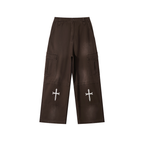 Ventura Legacy | Unisex Sunfade Washed Wide Leg Cargo Pants Northmark