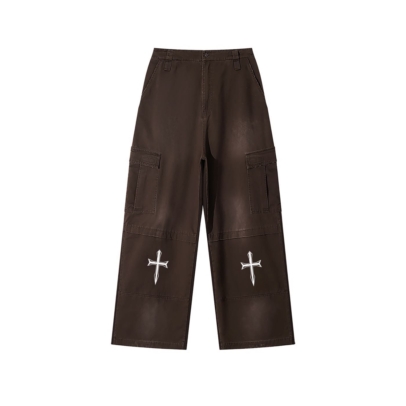 Ventura Legacy | Unisex Sunfade Washed Wide Leg Cargo Pants Northmark