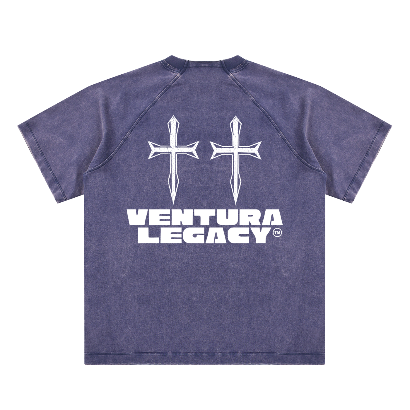 Ventura Legacy | Vintage Washed Raglan Cotton T-Shirt Northmark