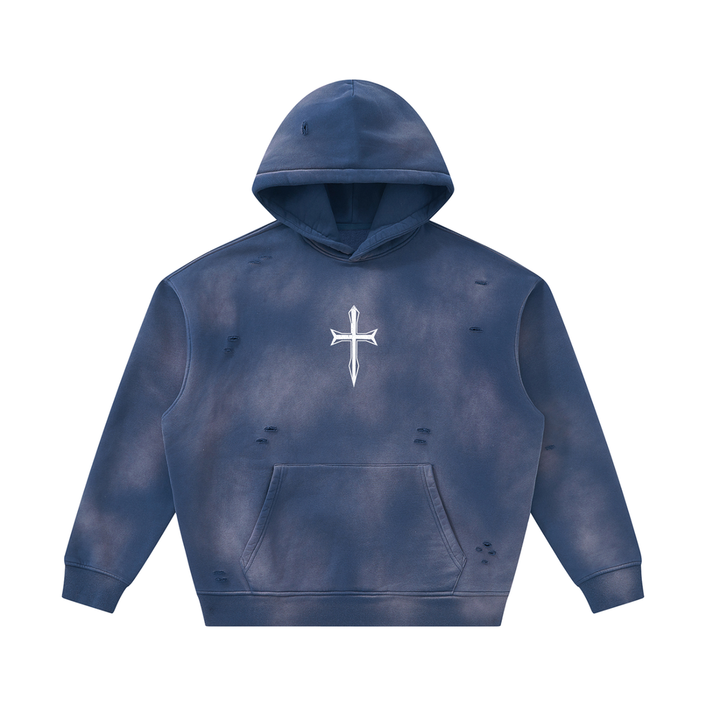 Ventura Legacy | Unisex Sunfade Frayed Fleece Hoodie Northmark