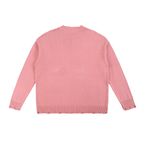 Vintage Washed Hand-Frayed Sweater