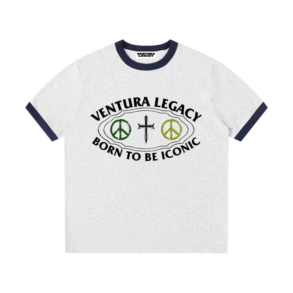 Ventura Legacy | Contrast Edge Ribbed Crewneck T-Shirt Tampa