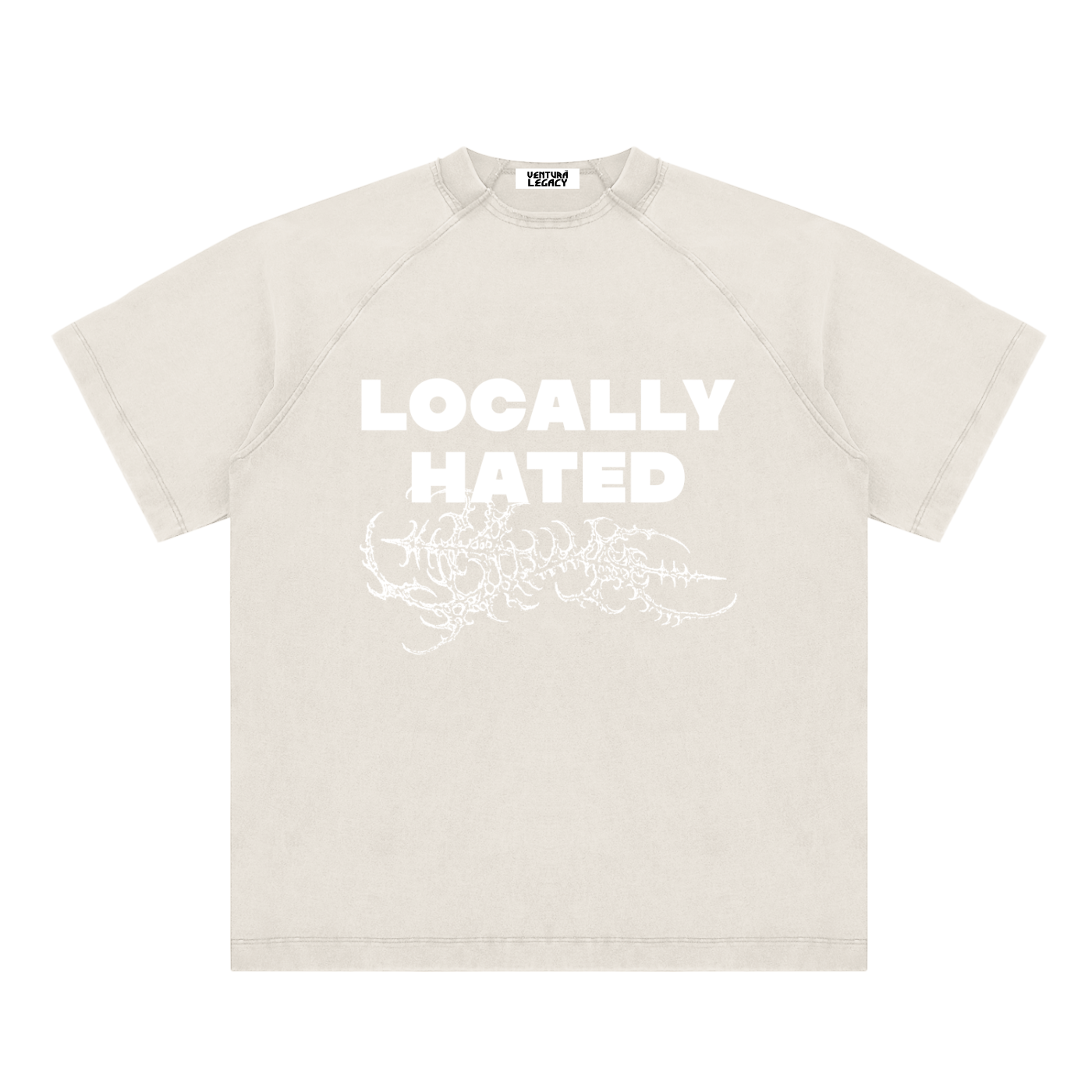 Ventura Legacy | Vintage Washed Raglan Cotton T-Shirt Hated