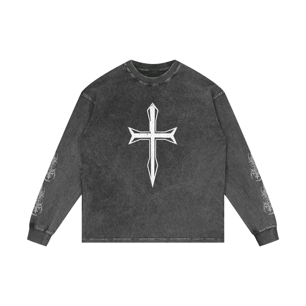 Ventura Legacy | Acid Wash Oversize Long Sleeve T-Shirt Northmark