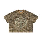 Unisex Leopard Print Boxy T-Shirt