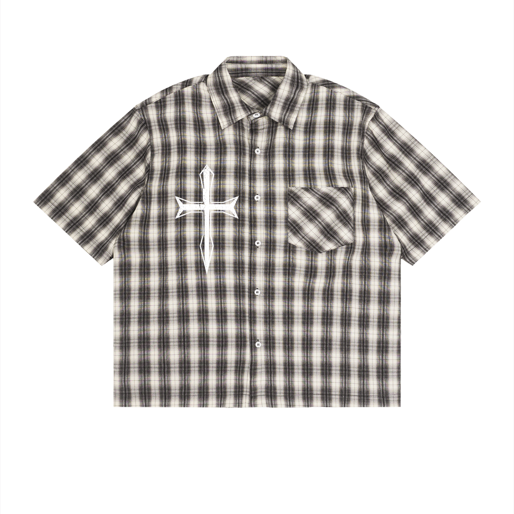 Ventura Legacy | Unisex Boxy Plaid Short Sleeve Shirt Northmark