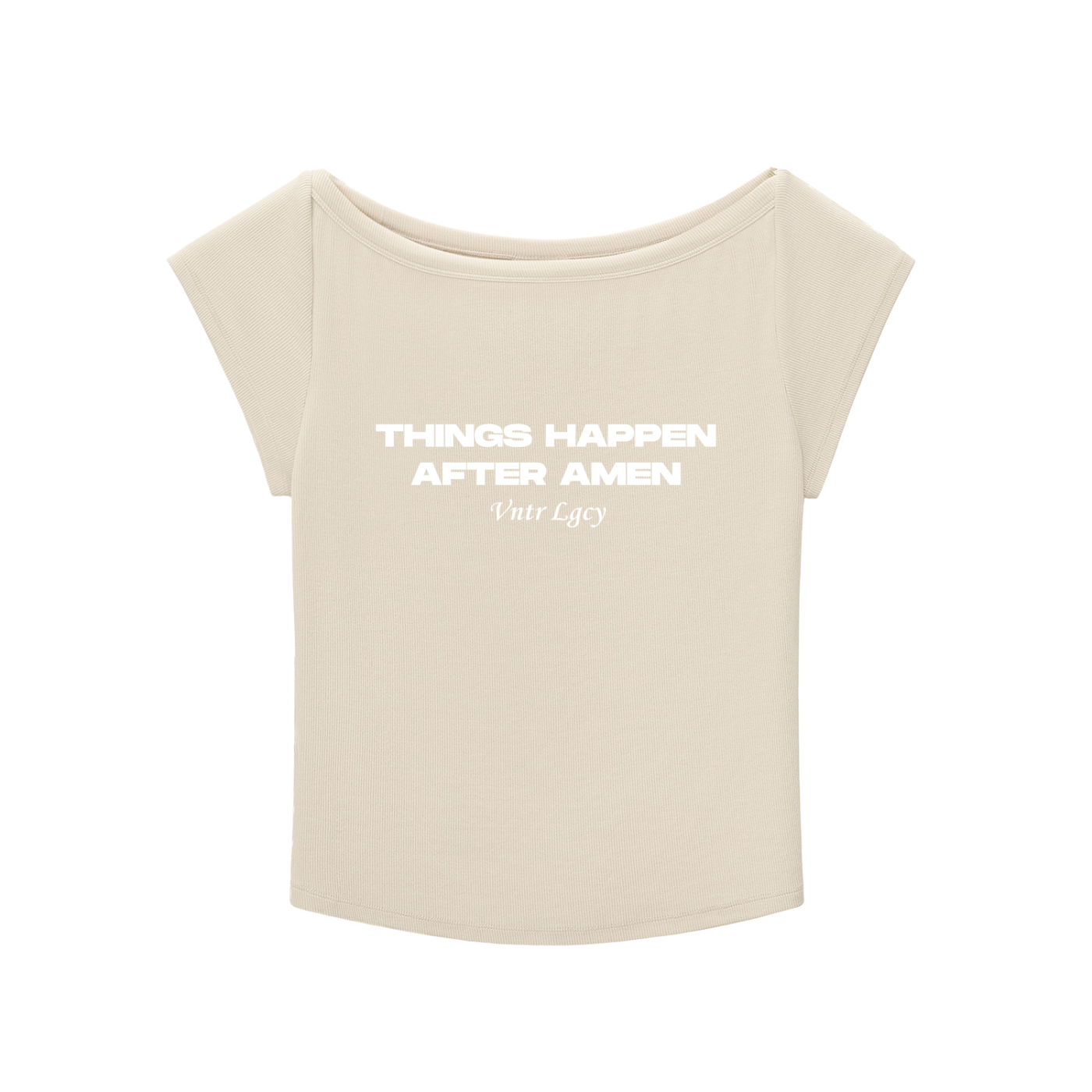 Ventura Legacy | Essential Wide Neck Baby T-shirt Amen