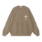 Snow Washed Oversized Sweatshirt