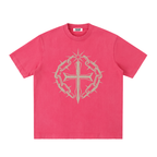Heavyweight Vintage Washed Frayed T-Shirt