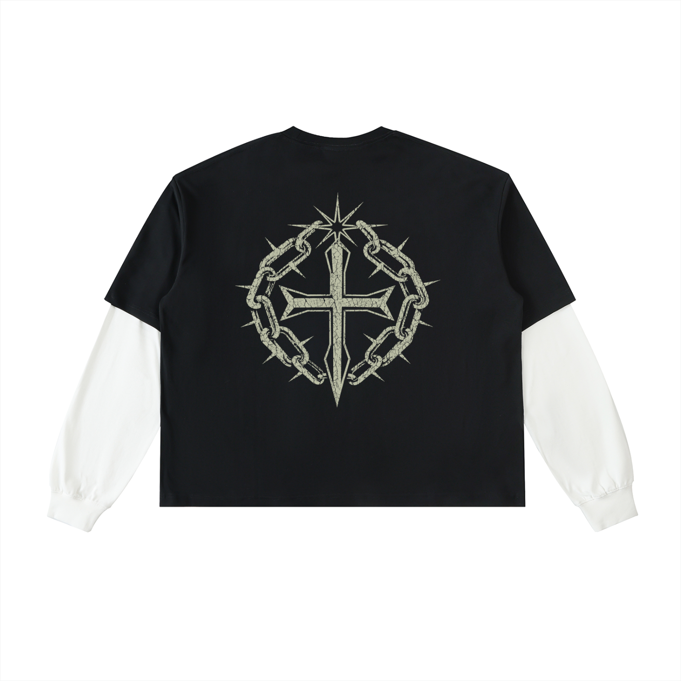 Ventura Legacy | Layered Contrast Sleeve Cotton T-Shirt Northmark