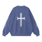 Snow Washed Oversized Sweatshirt