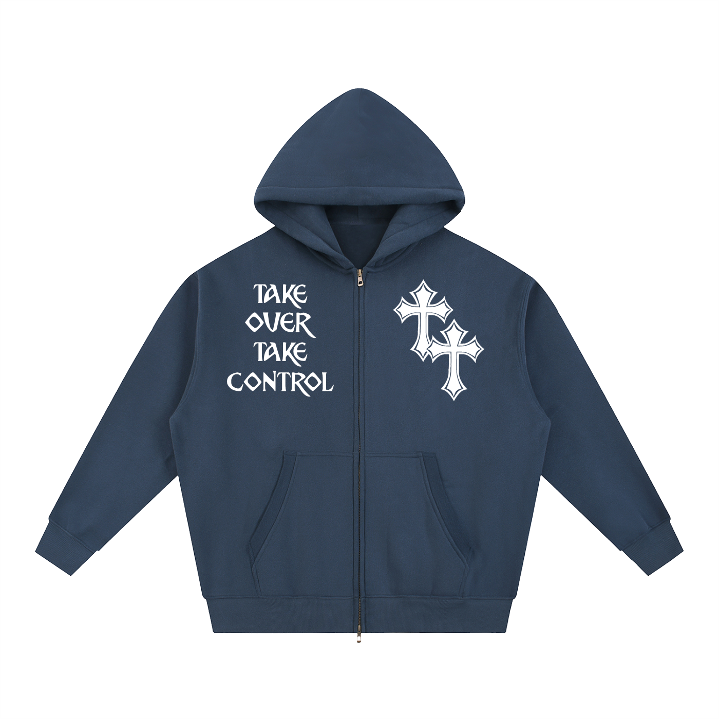 Zip Boxy Hoodie Control