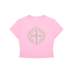 Women's Crewneck Crop T-Shirt