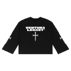 Ventura Legacy | Unisex Waffle Raw Edge T-Shirt Cross