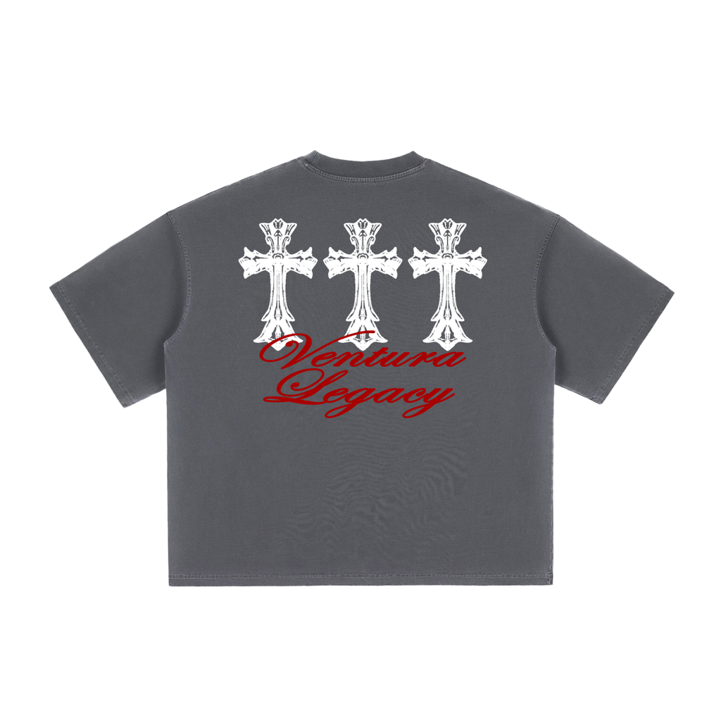 Ventura Legacy | Vintage Washed Boxy T-Shirt Drain