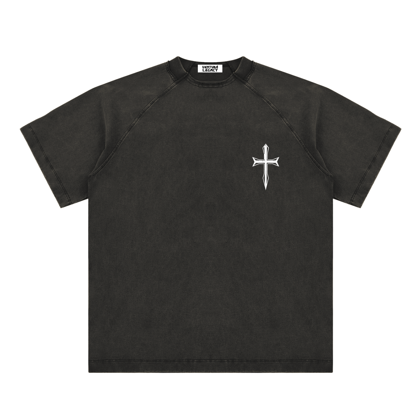 Ventura Legacy | Vintage Washed Raglan Cotton T-Shirt Northmark