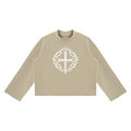 Ventura Legacy | Unisex Mock Neck Raw Edge Boxy Sweatshirt I See God