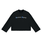 Ventura Legacy | Unisex Mock Neck Raw Edge Boxy Sweatshirt Esia