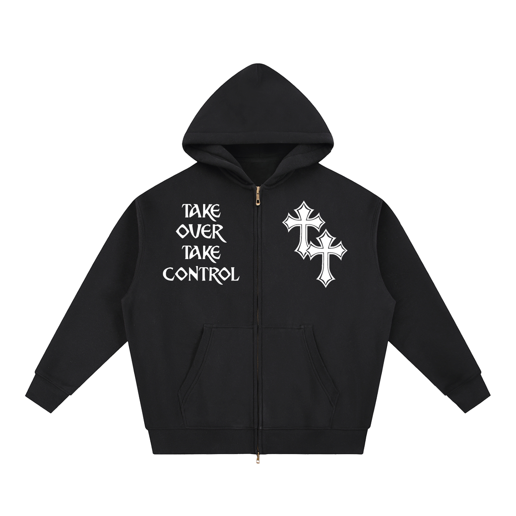 Zip Boxy Hoodie Control