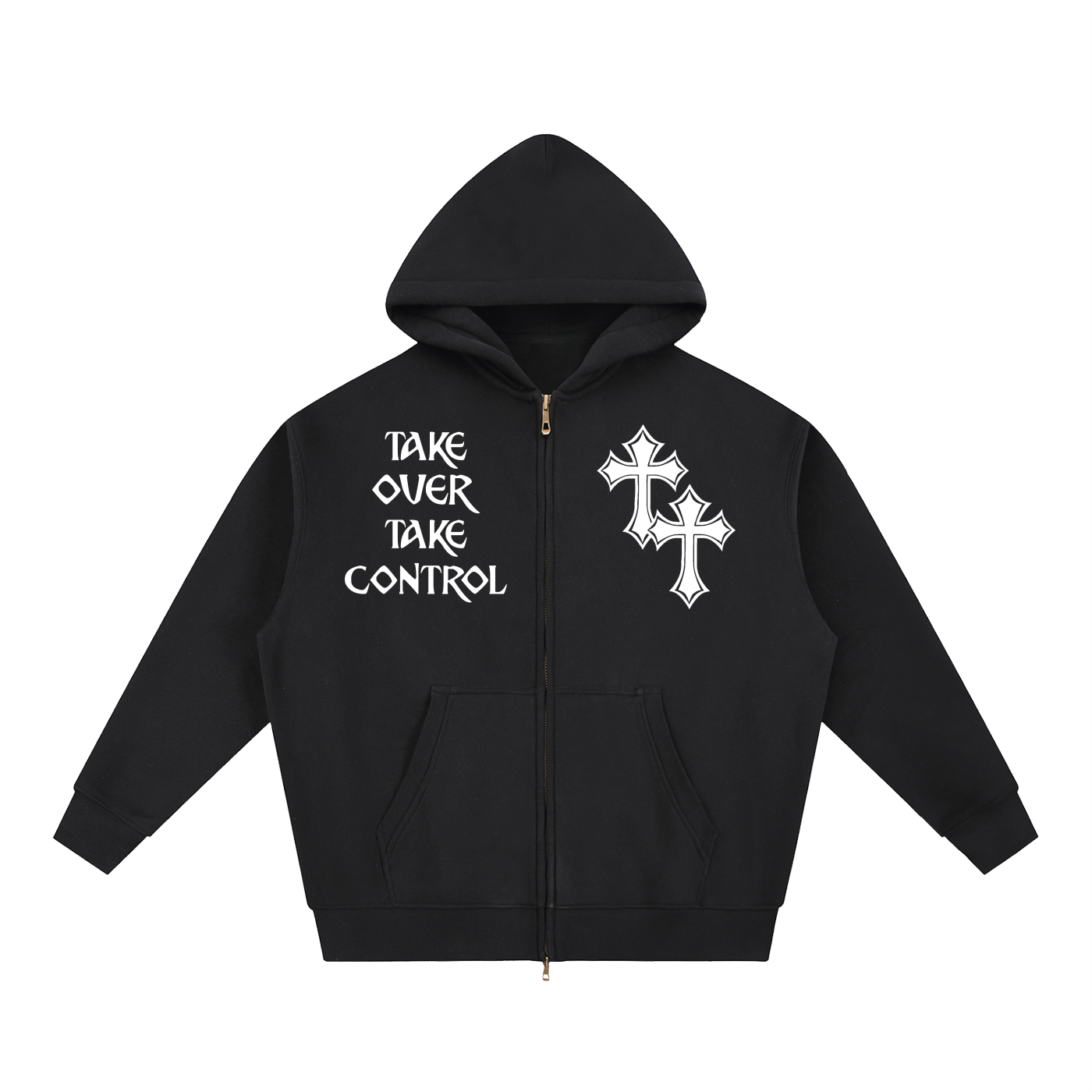 Zip Boxy Hoodie Control