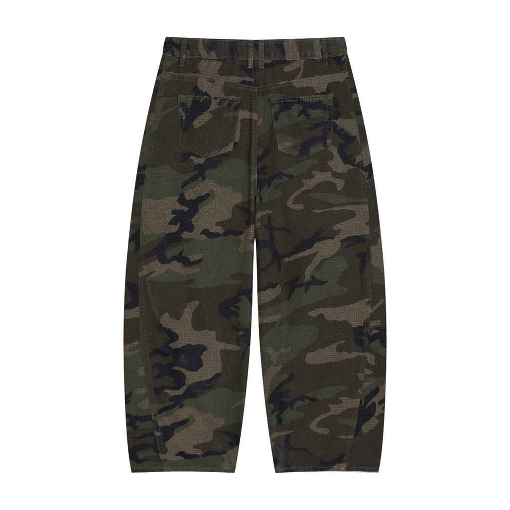 Ventura Legacy | Men’s Camo Barrel Leg Cargo Pants Cross