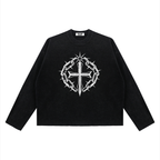 Ventura Legacy | Unisex Vintage Wash Boxy  Waffle Raw Edge T-Shirt Northmark