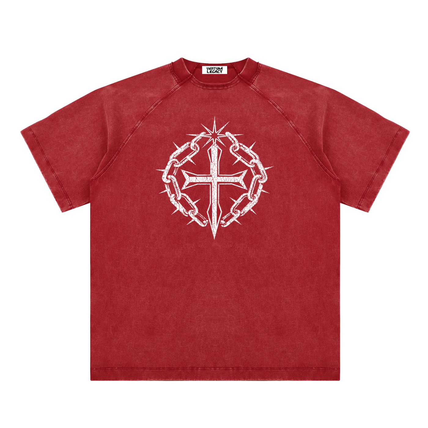 Ventura Legacy | Vintage Washed Raglan Cotton T-Shirt Northmark
