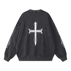 Snow Washed Oversized Sweatshirt