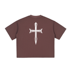 Ventura Legacy |Vintage Washed Boxy T-Shirt Cross