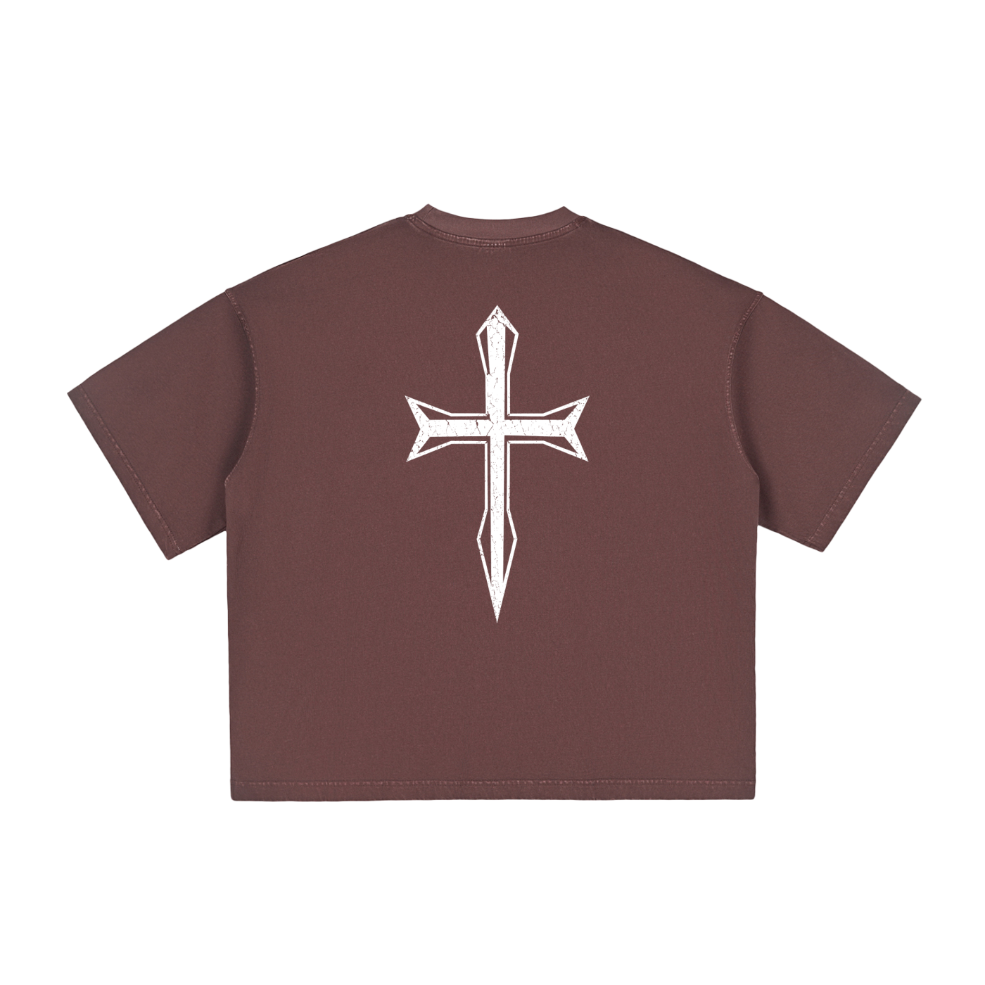 Ventura Legacy |Vintage Washed Boxy T-Shirt Cross