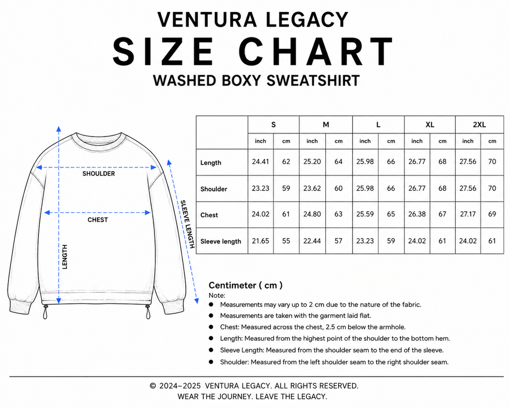Washed Boxy Sweatshirt Control