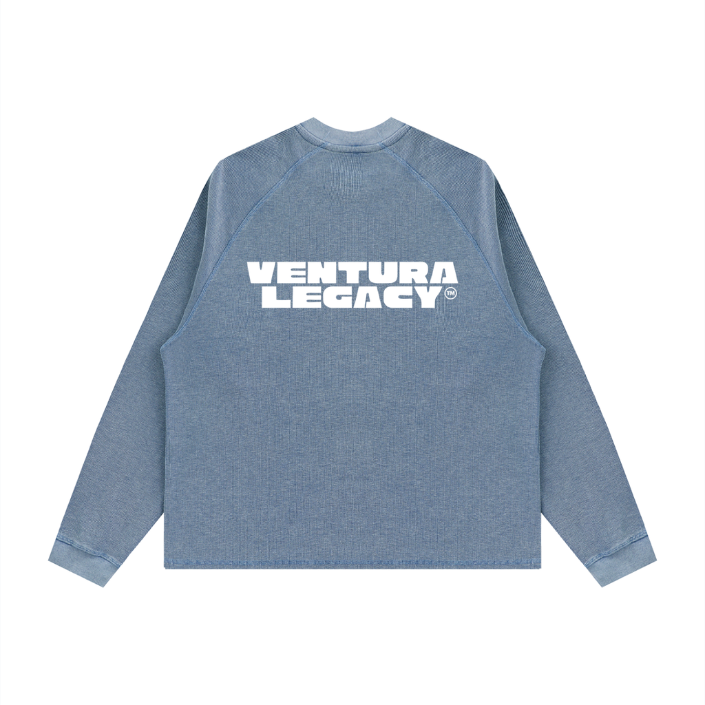 Ventura Legacy | Unisex Vintage Wash Boxy  Waffle Sweatshirt Northmark