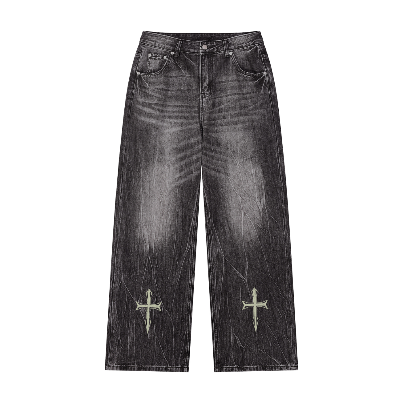 Ventura Legacy | Men’s Vintage Wash Wide Leg Jeans Northmark