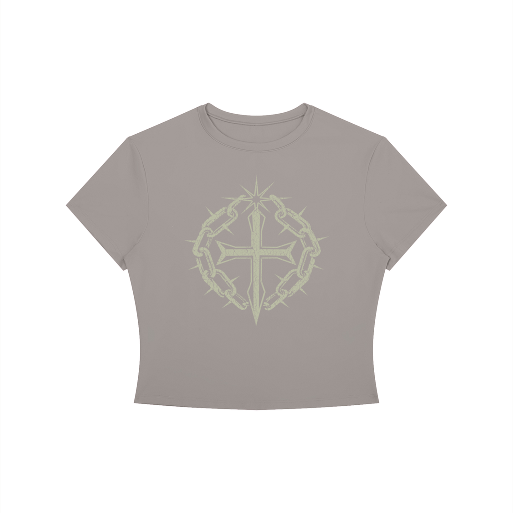 Women's Crewneck Crop T-Shirt