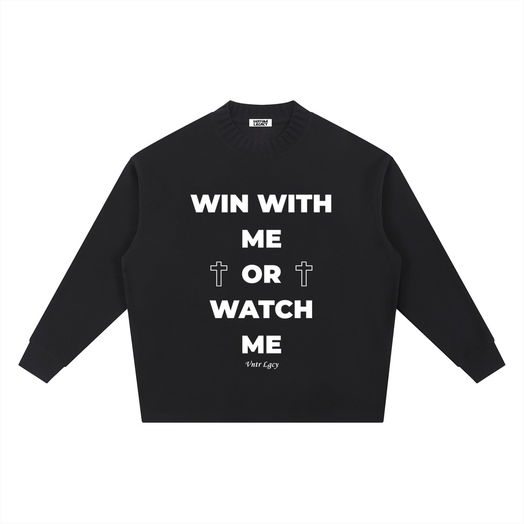 Ventura Legacy | Knitted Round Neck Oversize Sweatshirt Winners