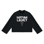 Ventura Legacy | Unisex Mock Neck Raw Edge Boxy Sweatshirt ODD