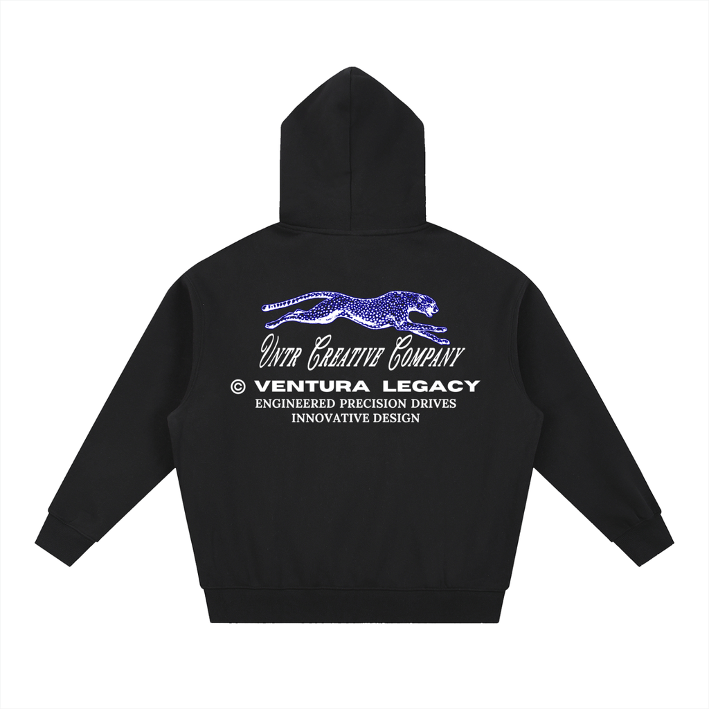 Ventura Legacy | Essential Oversized Boxy Fit Fleece Hoodie Wreck