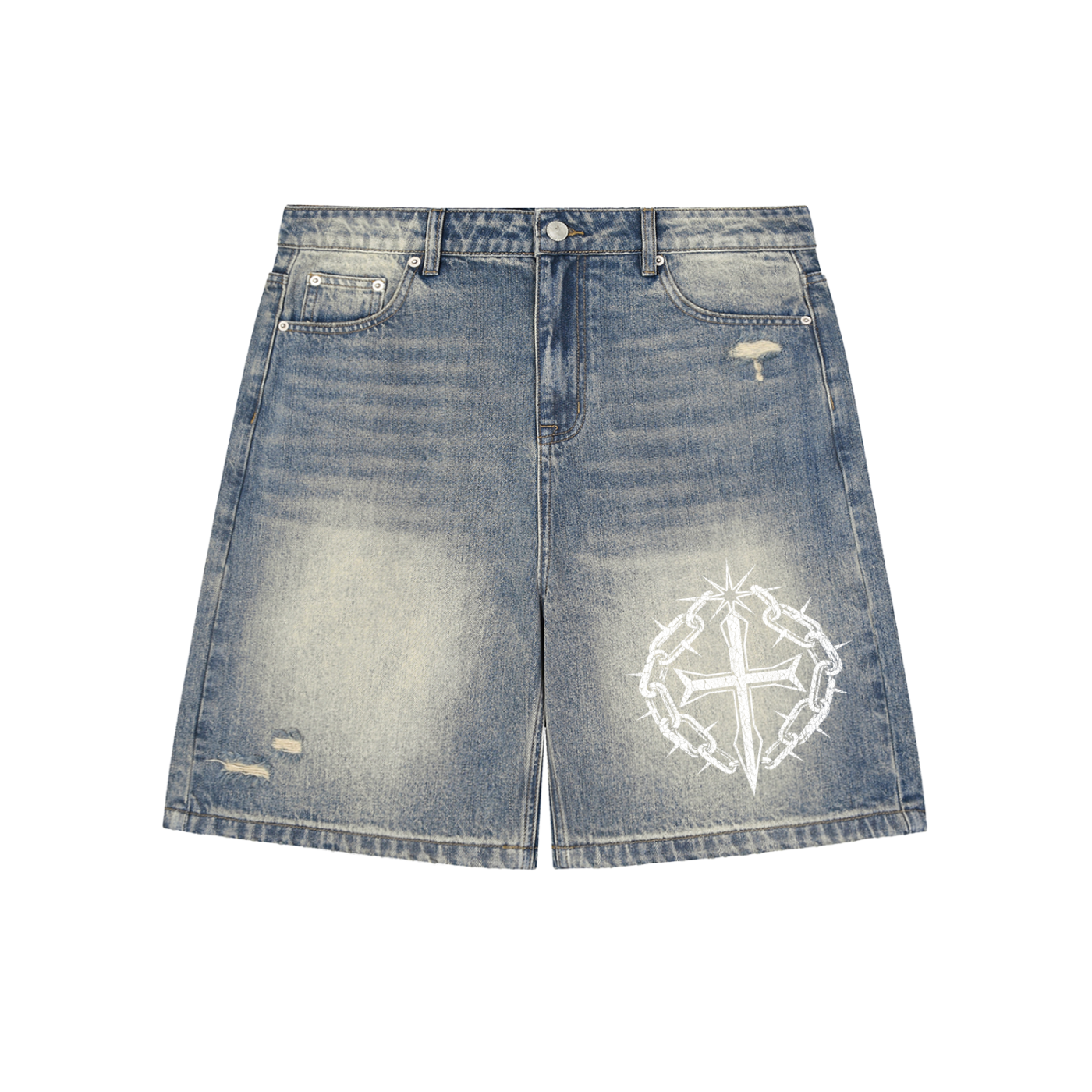 Ventura Legacy | Faded Distressed Baggy Denim Shorts Northmark