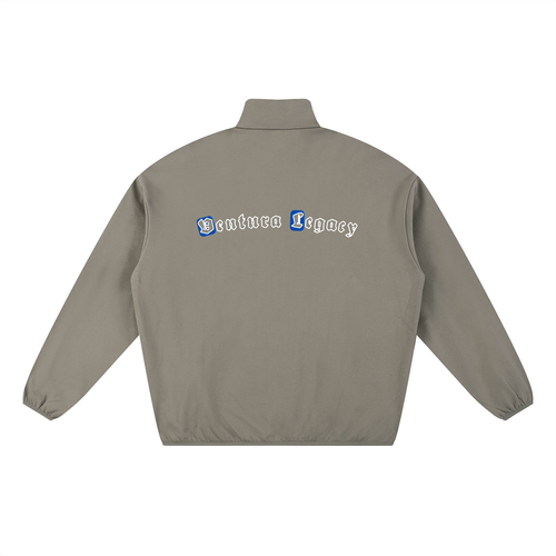 Heavy Stand Collar Jacket Cross