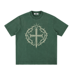 Heavyweight Vintage Washed Frayed T-Shirt